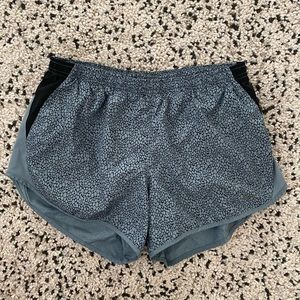 Nike Blue and Black Athletic Shorts